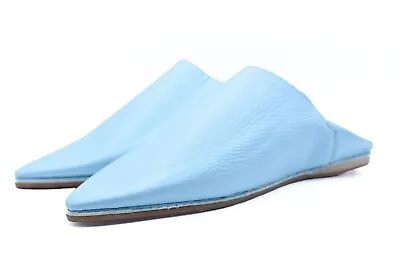 Moroccan Traditional Babouches Slippers For Men Leather Mules Sheepskin Slippers • $47