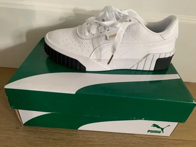 $70 • Buy BN In BOX Puma Cali Womens Sneakers White And Black Size 5.5UK 8US RRP $150