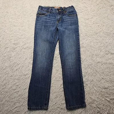Girls Old Navy Mid Rise Skinny Ankle Stretch Denim Blue Jeans Size 8 • $10.20