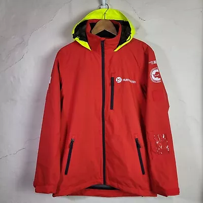 Helly Hansen Mens XS Hurtigruten Waterproof Sailing Jacket Red Outdoors Yachting • £49.69