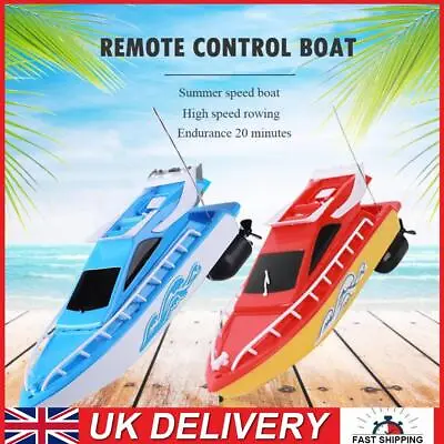 Outdoor Mini Submarine Ship Remote Control RC Speedboat High Powered Model Boat • £11.29