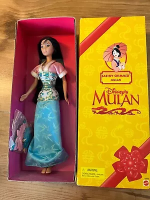 Disney's Satiny Shimmer Mulan Barbie Doll 1998 Mattel #19432 • $9.99