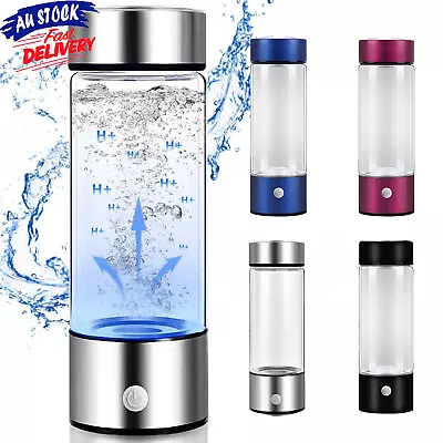 420mL Hydrogen Generator Water Maker Cup Bottle Ionizer USB Bottle Portable Mug • $69.99