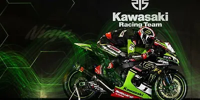 Jonathan Johnny Rea 6 In A Row Kawasaki Motorbike Poster Brochure  A3!!!! • £5.95