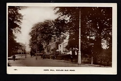 Salford Hope Hill - Eccles Old Road - Real Photographic Postcard • £15