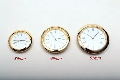 Insert Clock Range 36 / 45 Or 51mm • £8.95