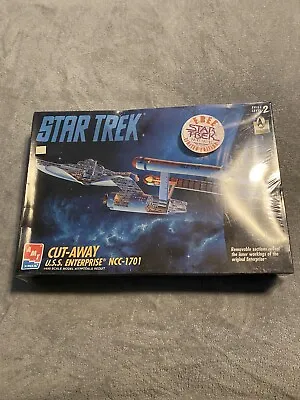 AMT 8790 Star Trek Cut-Away USS Enterprise NCC-1701 1/650 1995 Issue New VINTAGE • $45