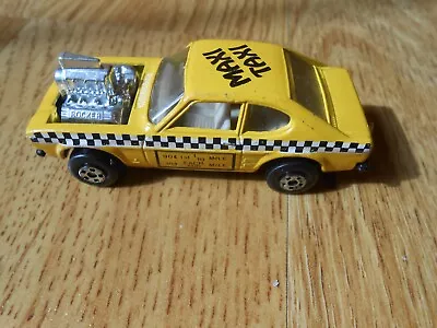 Vintage 1973 Matchbox Lesney Rolamatics MAXI TAXI Race Car No 72 Beautiful Car • $11.95