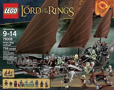 LEGO 79008 Lord Of The Ring Pirate Ship Ambush  - Brand New • $700