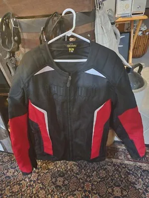 Scorpion Get Stung Exo Skeletal Protection Jacket Mens XL Motorcycle Black/Red • $42.99