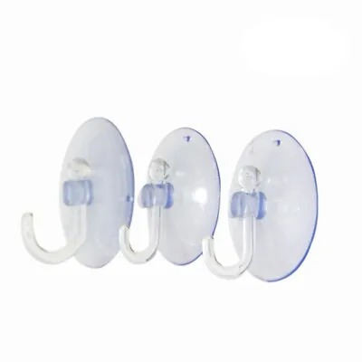 12PCS Window Suction Hooks Bath Robe Hook Entryway Hat Hook Suction Cups With • $7.70