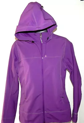 Marmot Women's Purple Soft Shell Hooded Soft Shell Full Zip Jacket Size SP • $19