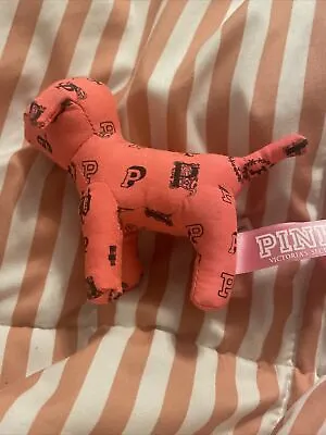 Victoria's Secret PINK Collectable Display Mini Monogram Stuffed Plush Dog • $7.99