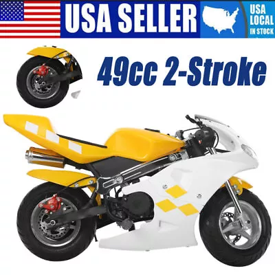 Kids Gas Mini Dirt Bike Motorcycle Red Ages 13+ Off Road MotoTec 49cc 2-Stroke • $269.99