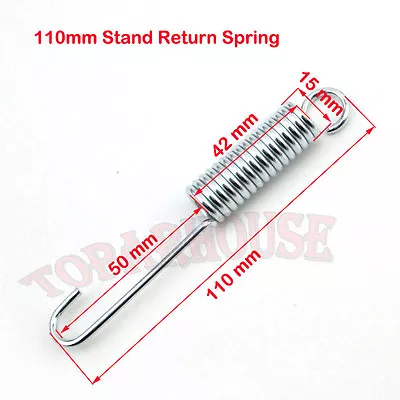 $6.50 • Buy 110mm Kick Stand Return Spring For Chinese CRF50 KLX SSR TTR Lifan Pit Dirt Bike
