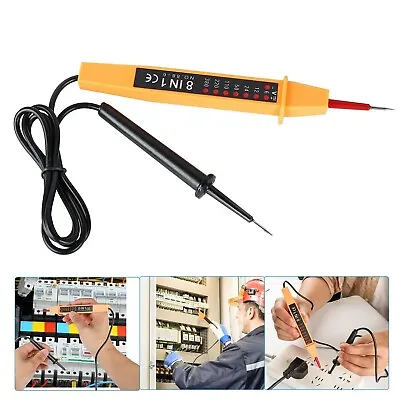 Electrical Voltage Equipment Tester Fuse Test Lamp Tester 8 In 1 Voltage Tester • £7.36