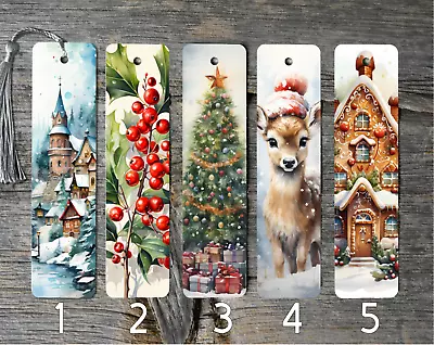 Christmas Winter Metal Bookmarks 3 • $6.40