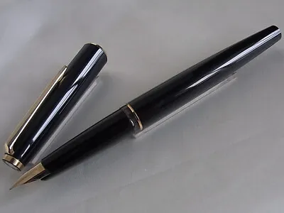 Montblanc Fountain Pen Cartridge Filling System Steel F Nib Name Carved • $89.99