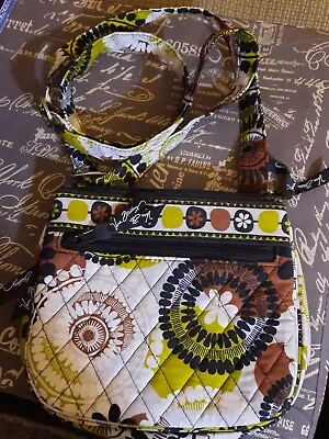 Vera Bradley Shoulder Crossbody Purse Bag COCOA MOSS Pattern • $5