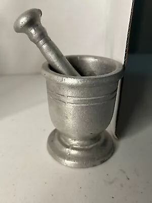 Vintage Wilton Armetale Apothecary Mortar & Pestle Pewter Herb Crusher • $25