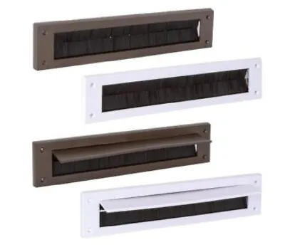 Pvc Door Letter Box Internal Cover Plate Seal Draught Excluder Plastic Flap Uk • £4.99