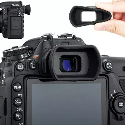 Soft Silicon Camera Viewfinder Eyecup Eyepiece Eyeshade For Nikon D750 D610 D600 • $27.45