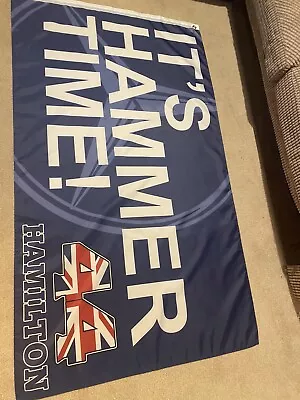 £13.99 • Buy Lewis Hamilton Flag 5X3 Formula 1 Flag Brand New Sealed Packaging Lewis Hamilton