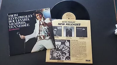 From Elvis Presley Boulevard Memphis Tenne Lp Record Australian Promo • $19.99