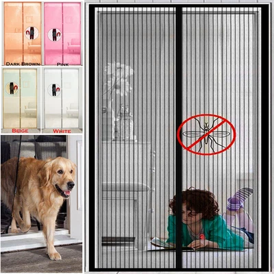 £5.49 • Buy Magic Curtain Door Mesh Magnetic Fastening Mosquito Fly Bug Insect Net Screen UK