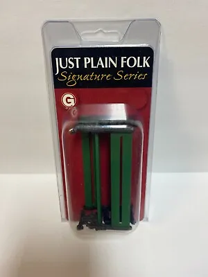 Just Plain Folk # 0540 G Scale Train Figure Set / 2 Green Park Bench Diorama NEW • $8.65