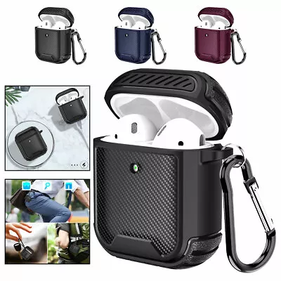 $11.36 • Buy For Apple AirPods Pro 1 2 Gen Silicone Case +Keychain Protective Full Cover Skin