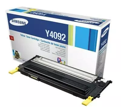 Genuine Samsung Toner Cartridge Yellow CLT-Y4092S Y4092S A- VAT Included • £24.08