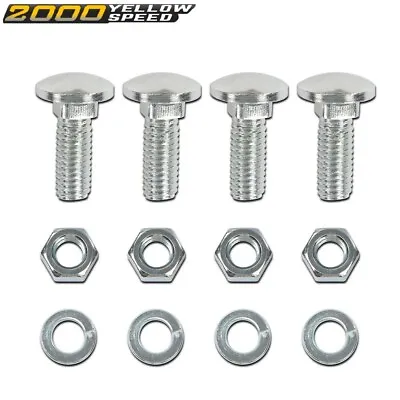 4Pcs Fit For Ford 7/16-14x1-1/4  Capped Round Head Front Rear Bumper Bolts  • $8.79