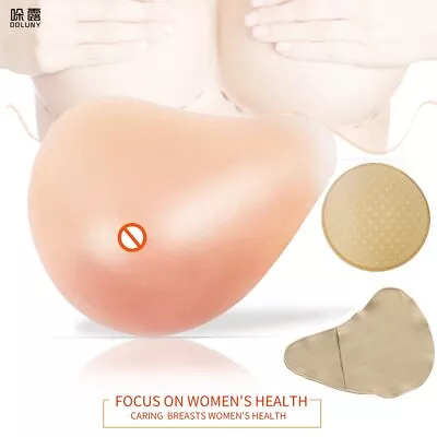 Silicone Breast Form Supports Artificial Spiral Silicone Chest Prosthesis • $25.11