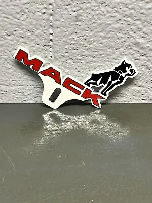 Mack Thick Metal Plate Topper Truck Semi Bulldog Pedigreed Sign Gas Oil Sales • $34.99