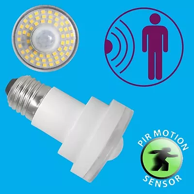 1x 4W LED Dusk Till Dawn PIR Motion Sensor Security Night Light Bulb ES E27 Lamp • £9.99