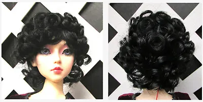 Doll Wig Sz 7/8  Brittany  Black Modacrylic By Monique (Pls Read Desc) • $15.80