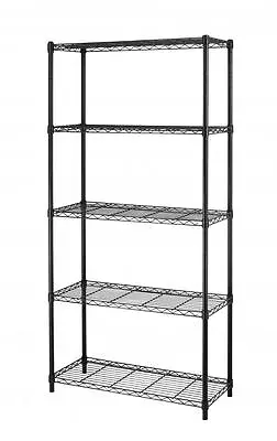 New 5 Tier Wire Shelving Unit NSF Metal Shelf Rack 1250 LBS Capacity 14 X36 X72  • $53.99