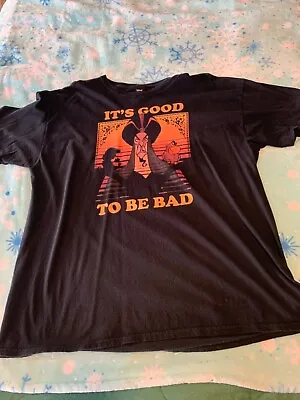 Mens Disney Aladdin Jafar ITS GOOD TO BE BAD T-Shirt Medium • $110.99