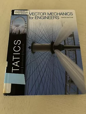 Vector Mechanics For Engineers: Statics By Mazurek (hardcover) • $29.97