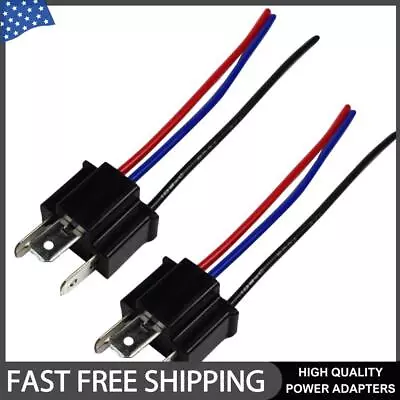 1 Pair 9003 H4 Bulb Socket Wiring Harness Headlight Male Plug Adapter Connector • $5.79