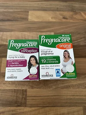 Vitabiotics Pregnacare Bundle - Before Conception (30) And During Pregnancy (90) • £20