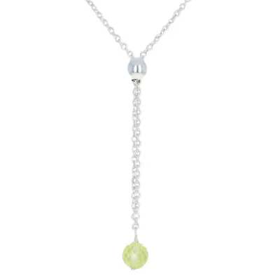 NEW Chamilia Peridot Lariat Drop Necklace 36  - Sterling Silver RC-4B Retired • £53.51