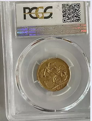 1894 Victoria Full Sovereign Gold Great Britain Coin PCGS AU50 Queen Victoria • $675