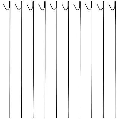 Woodside Pack Of 10 8mm X 135cm Metal Barrier Safety Netting Fence Pins/Stakes • £29.99