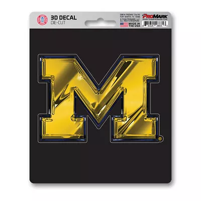 New NCAA Michigan Wolverines Premium Vinyl Die Cut 3D Decal / Sticker • $8.21