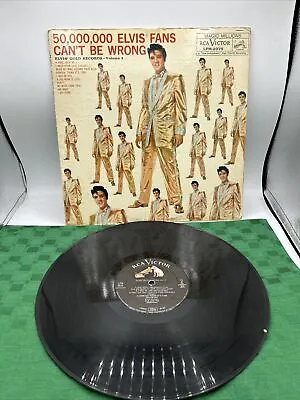 Elvis Presley 50000000 ELVIS FANS CAN'T BE WRONG Vinyl LP • $9.98