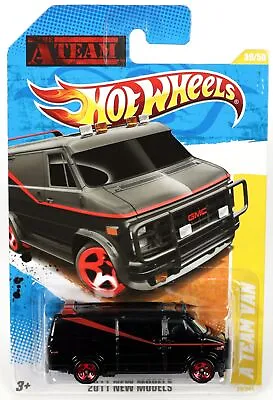 Hot Wheels A Team Van 2011 New Models Series #W9068 New NRFP 2010 Black 1:64 • $17.70