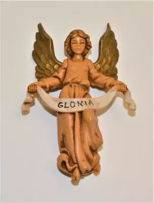 Vintage 1983 Fontanini Depose Italy 5  Nativity Set GLORIA ANGEL Figurines #13 • $53.99