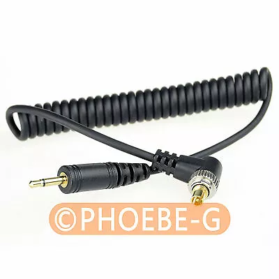 £3.38 • Buy 2.5mm To Male FLASH PC Sync Cable Cord With Screw Lock
